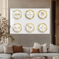Artronauts Glass Print Heavenly Script- Islamic Tempered Glass Wall Art