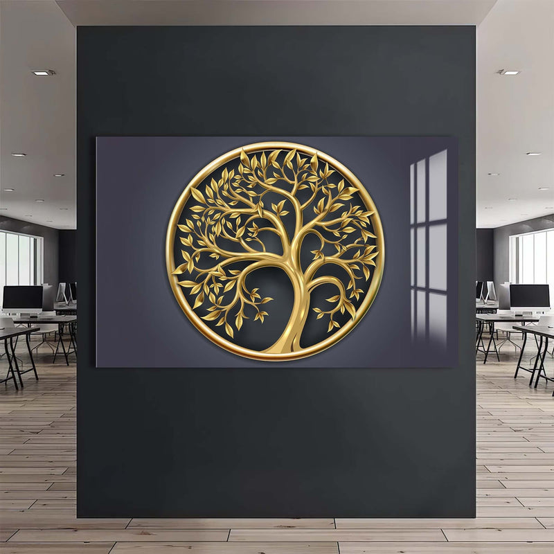 Artronauts Glass Print Sacred Roots-  Tempered Glass Wall Art