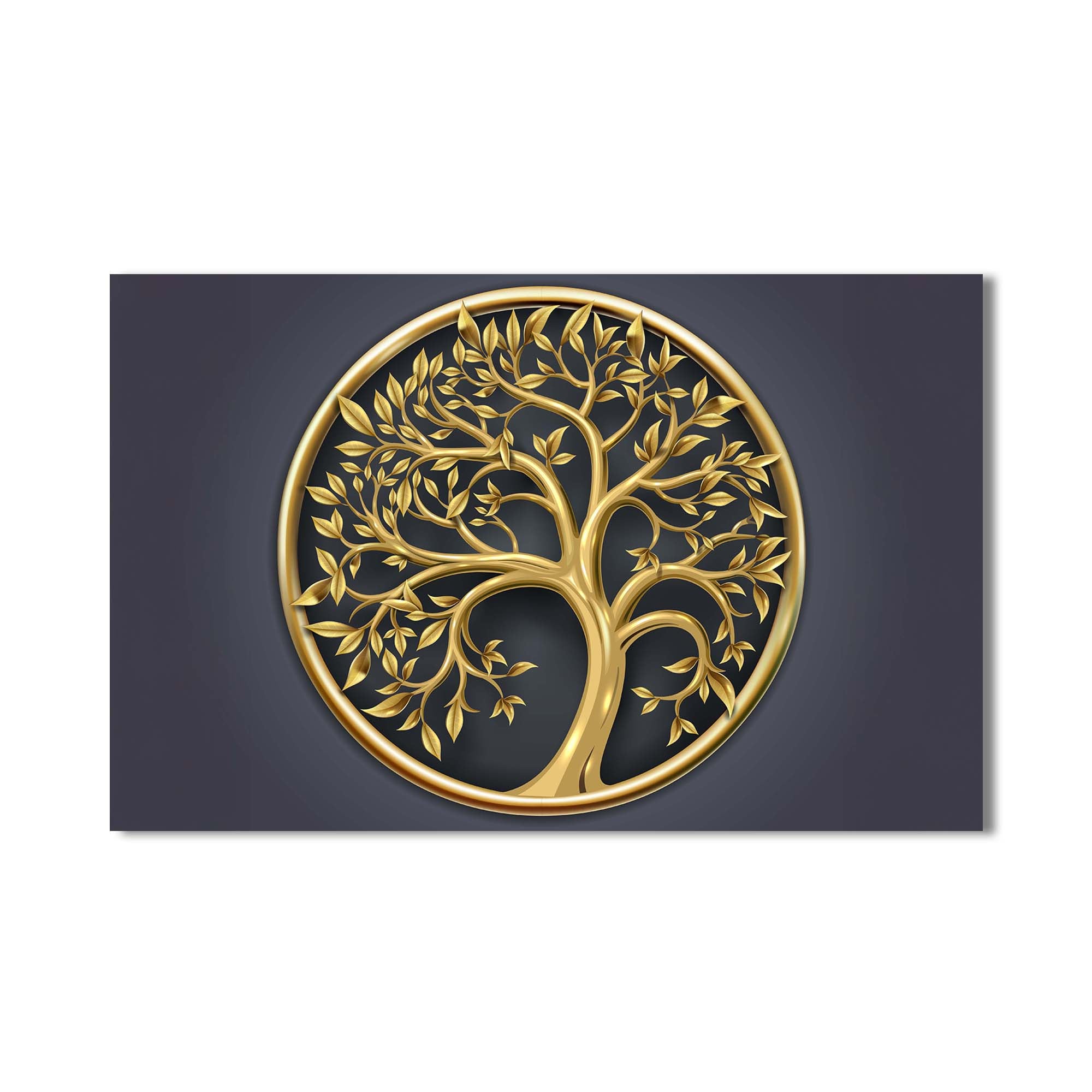 Sacred Roots-  Tempered Glass Wall Art