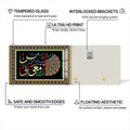 Artronauts Glass Print Divine Unity- Islamic Tempered Glass Wall Art