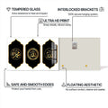 Artronauts Glass Print Eternal Remembrance- Islamic Tempered Glass Wall Art