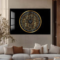 Artronauts Glass Print Sacred Balance- Islamic Tempered Glass Wall Art