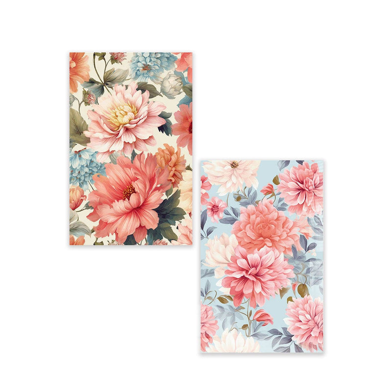 Artronauts Glass Print 140x110 cm | 55.5"x43.5" Happy Flowers