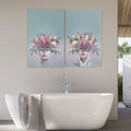 Artronauts Glass Print 140x110 cm | 55.5"x43.5" Floral Ladies
