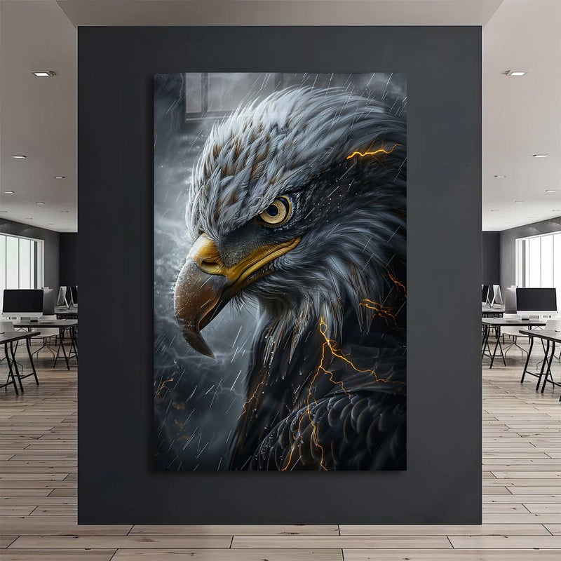 Artronauts Glass Print Wild Eagle - Tempered Glass Wall Art