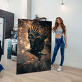 Artronauts Glass Print Hunter Eagle - Tempered Glass Wall Art