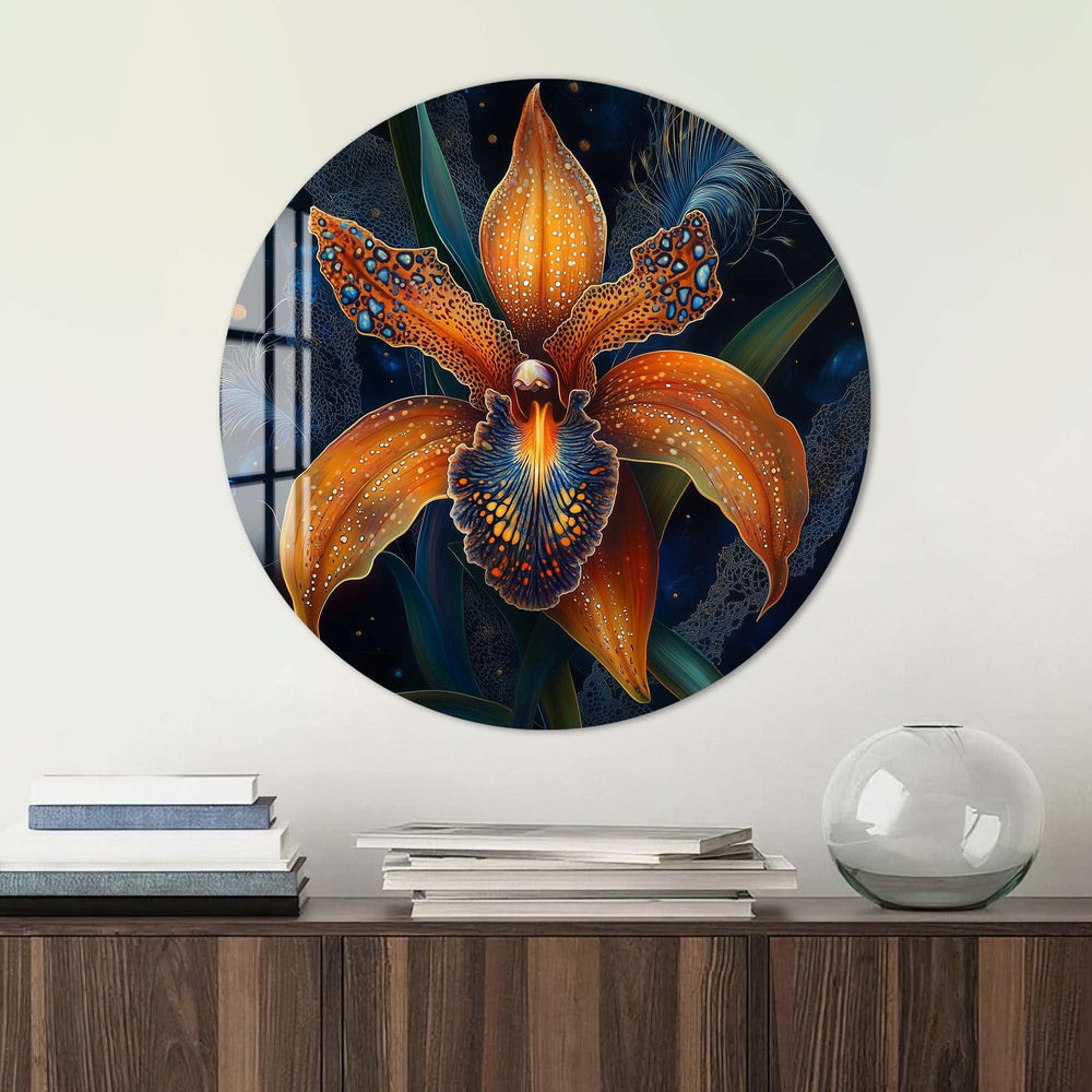 Artronauts Glass Print Lunara - Rounded Glass Wall Art