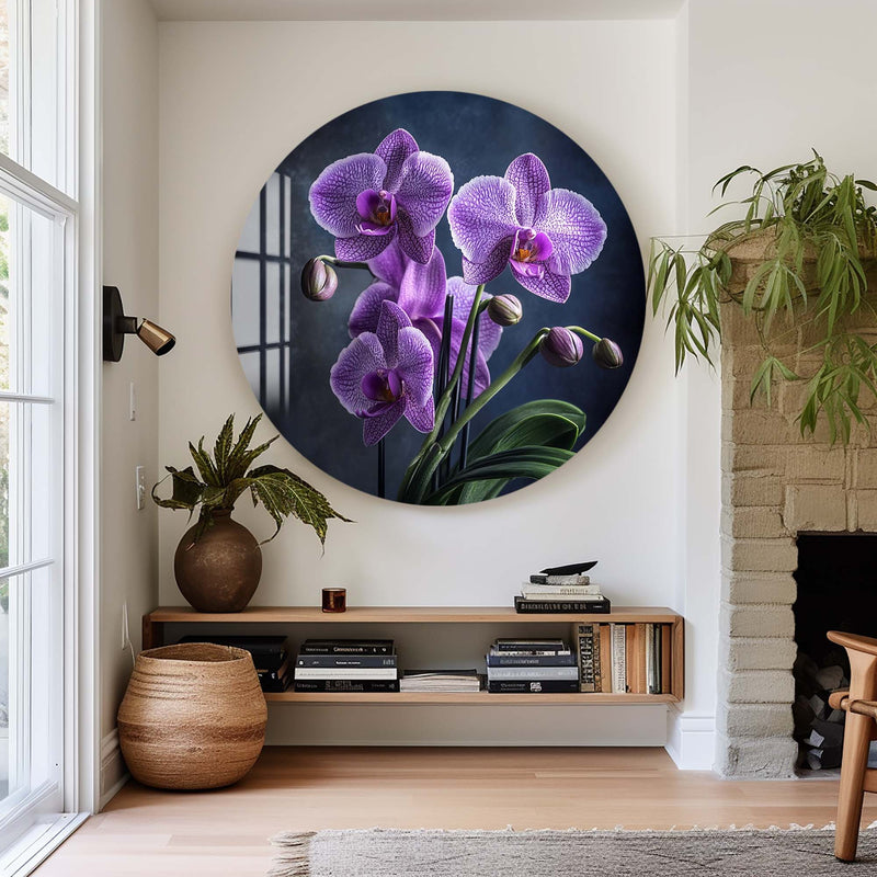 Artronauts Glass Print Roselle - Rounded Glass Wall Art