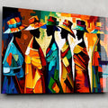 Artronauts Glass Print Colourful Ladies