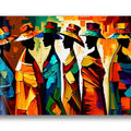 Artronauts Glass Print Colourful Ladies