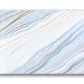 Artronauts Glass Print Light Blue Marble Design