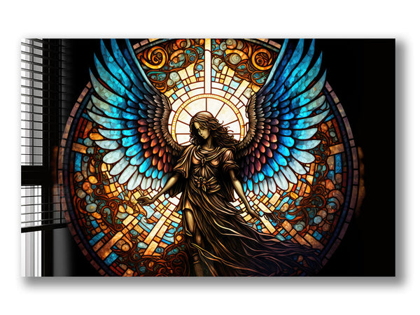 Angel Stained Glass Effect