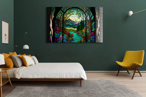 Nature Stained Glass Effect