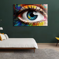 Artronauts Glass Print Colourful Eye
