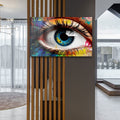 Artronauts Glass Print Colourful Eye
