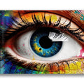 Artronauts Glass Print Colourful Eye