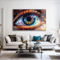 Artronauts Glass Print Colourful Eye III