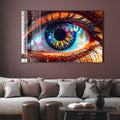 Artronauts Glass Print Colourful Eye III