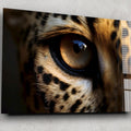 Artronauts Glass Print Leopard Eye
