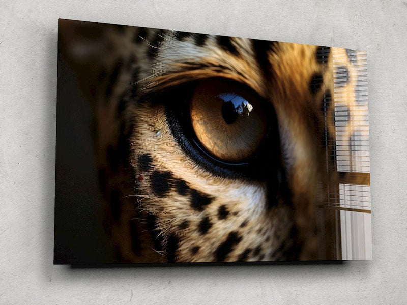 Artronauts Glass Print Leopard Eye