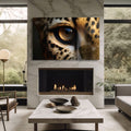 Artronauts Glass Print Leopard Eye