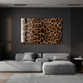Artronauts Glass Print Leopard Fur