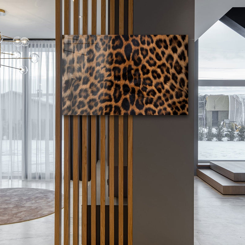 Artronauts Glass Print Leopard Fur