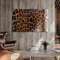 Artronauts Glass Print Leopard Fur