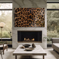 Artronauts Glass Print Leopard Fur