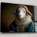 Artronauts Glass Print Noble Sheep