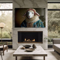 Artronauts Glass Print Noble Sheep
