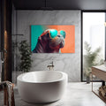 Artronauts Glass Print Cool Walrus