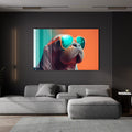Artronauts Glass Print Cool Walrus
