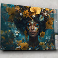 Artronauts Glass Print Floral Lady III