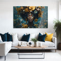 Artronauts Glass Print Floral Lady III