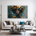 Artronauts Glass Print Floral Lady III