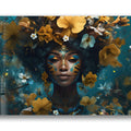 Artronauts Glass Print Floral Lady III