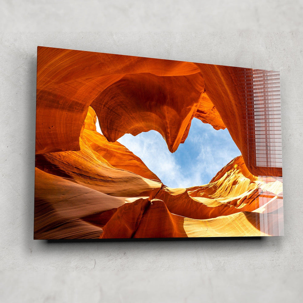 Artronauts Glass Print Grand Antelope Canyon