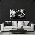 Artronauts Glass Print Flowers - Gothic