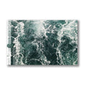 Artronauts Glass Print Green Waves II