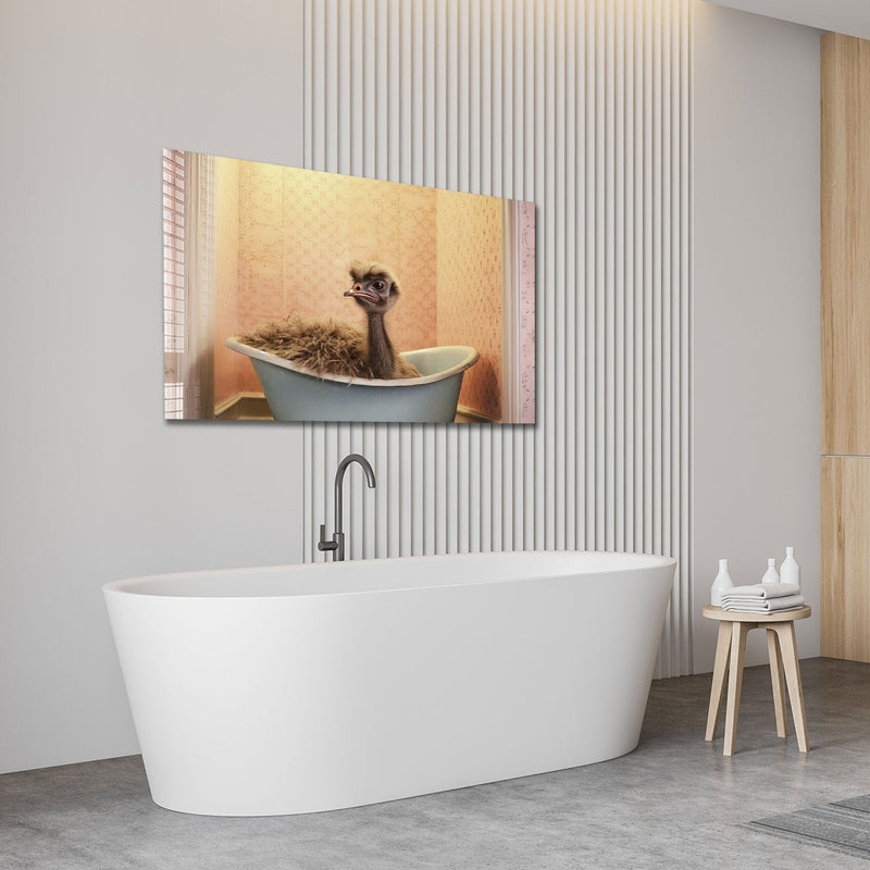 Artronauts Glass Print Bathtub Animal Duck