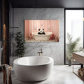 Artronauts Glass Print Bathtub Animal Panda