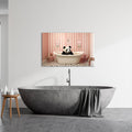 Artronauts Glass Print Bathtub Animal Panda