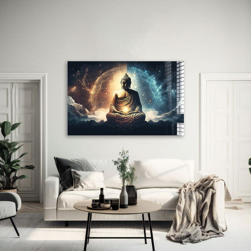 Artronauts Glass Print The Buddha Enlightenment