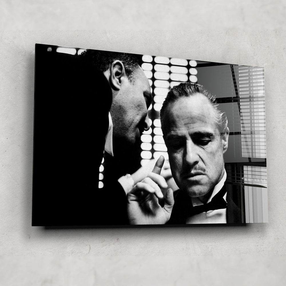 Artronauts Glass Print The Godfather