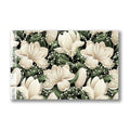 Artronauts Glass Print White Flowery