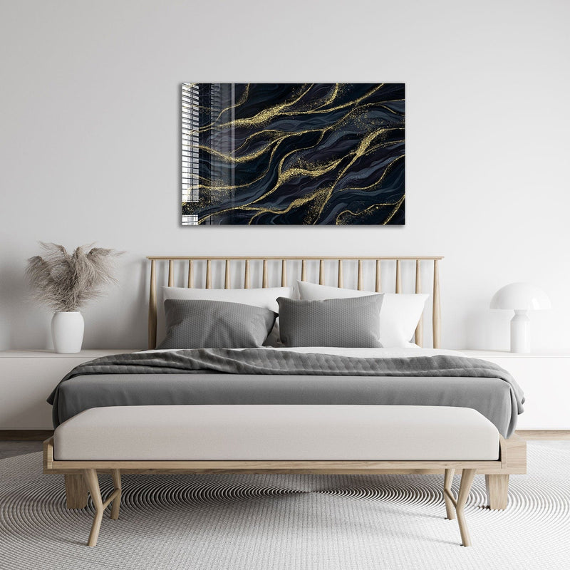 Artronauts Glass Print Golden Sand