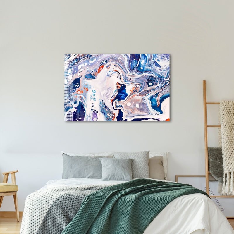 Artronauts Glass Print Abstract Watercolour