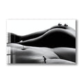 Artronauts Glass Print Golfing on The Body
