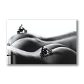 Artronauts Glass Print Motorcycling on The Body II